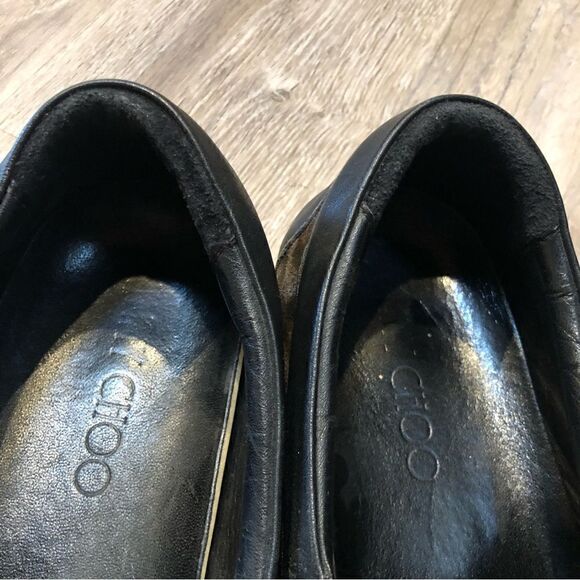 JIMMY CHOO Loafer Sneakers Size 44 Animal Cheetah Leopard Print - Picture 5 of 10